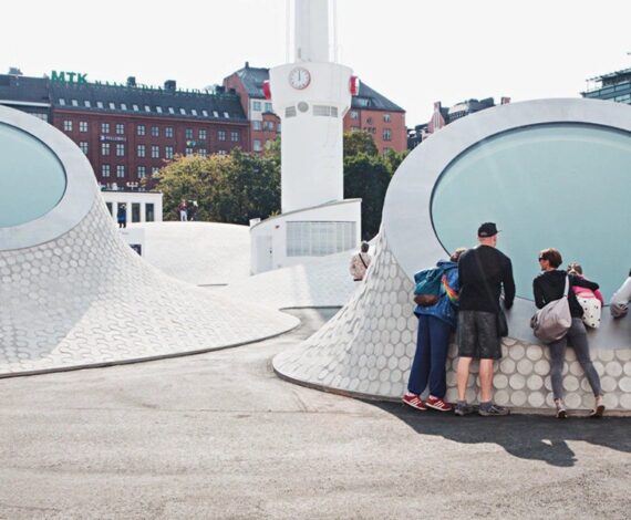 Amos-rex art museum roof window, Helsinki