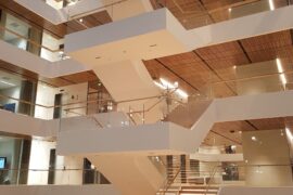 Atrium staircases to K-Kampus, Helsinki